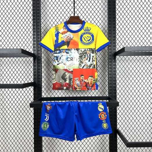 Cristiano Ronaldo 2025/26 all club mix Kids Kit