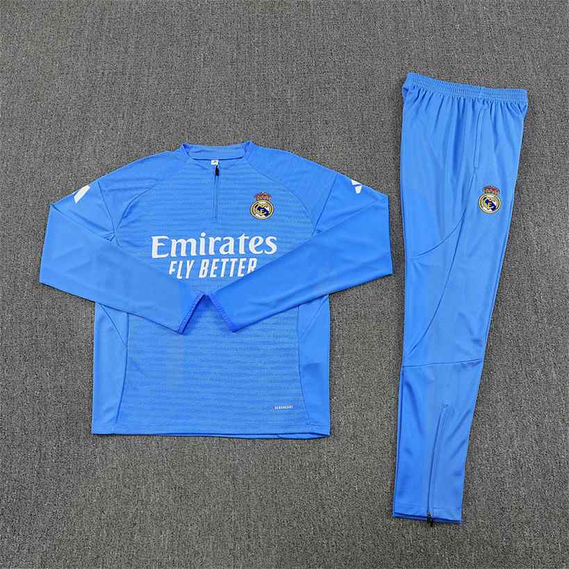 Real Madrid 2025/26 Light Half zipper Training Suit S-2XL