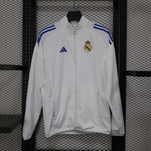 Coupe-vent Real Madrid blanc — 2025/26