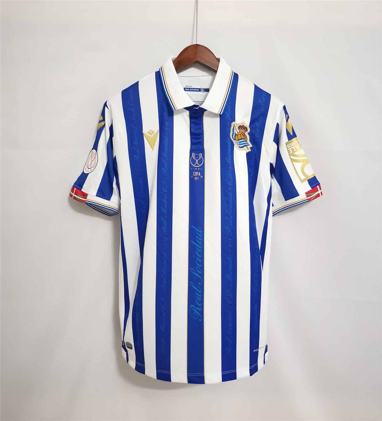 21-22 Real Sociedad home King's Cup Final Edition