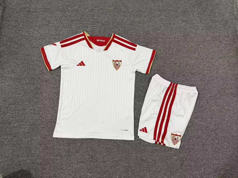 Ensemble de football enfant Sevilla FC — 2026/27 · Domicile · tailles 16–28