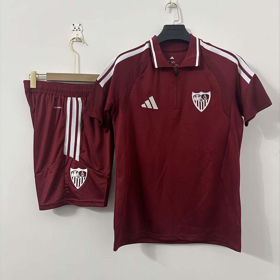 2026/27 Sevilla FC Red POLO Suit S-2XL