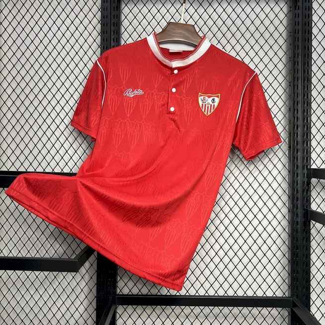 Maillot de football 91-92 Sevilla FC — Extérieur · Rétro