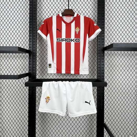 24-25 Sporting de Gijon Home Kids Kit