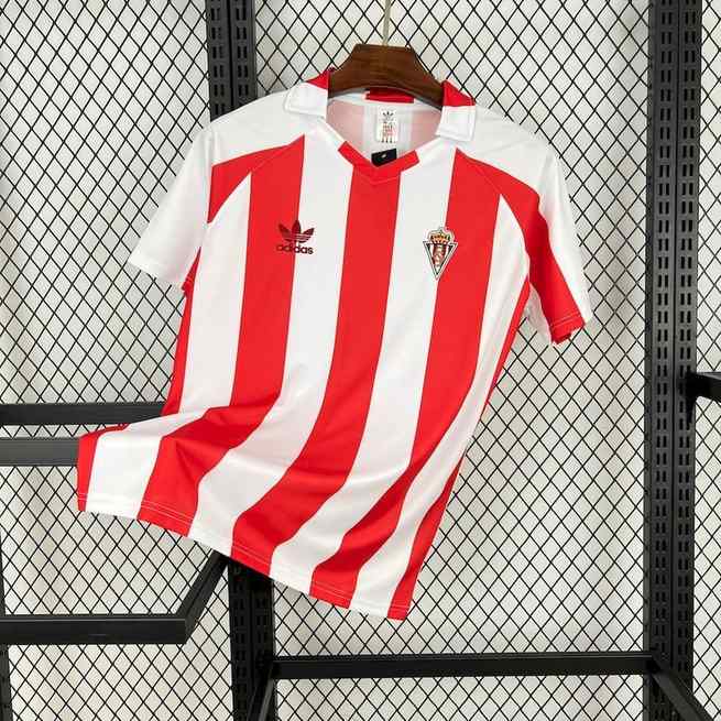 80-81 Sporting de Gijon home retro jersey