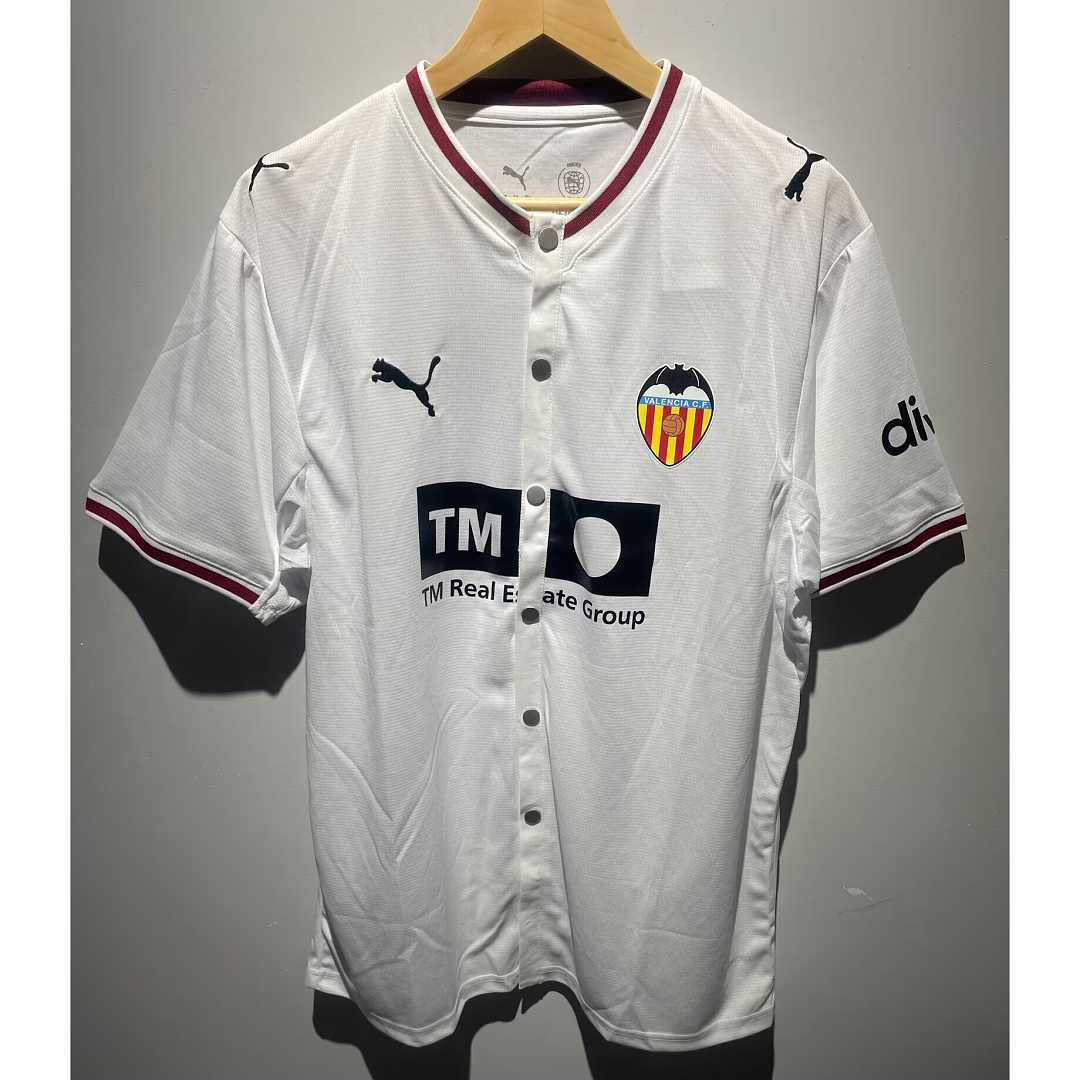 Maillot de football Valencia MLB style version — 2026/27 · Domicile · tailles S–2XL