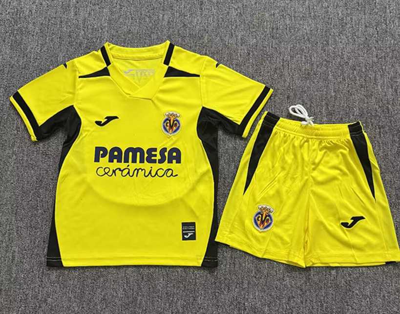 2026/27 Villarreal CF Home Kids Kit Size 16-28