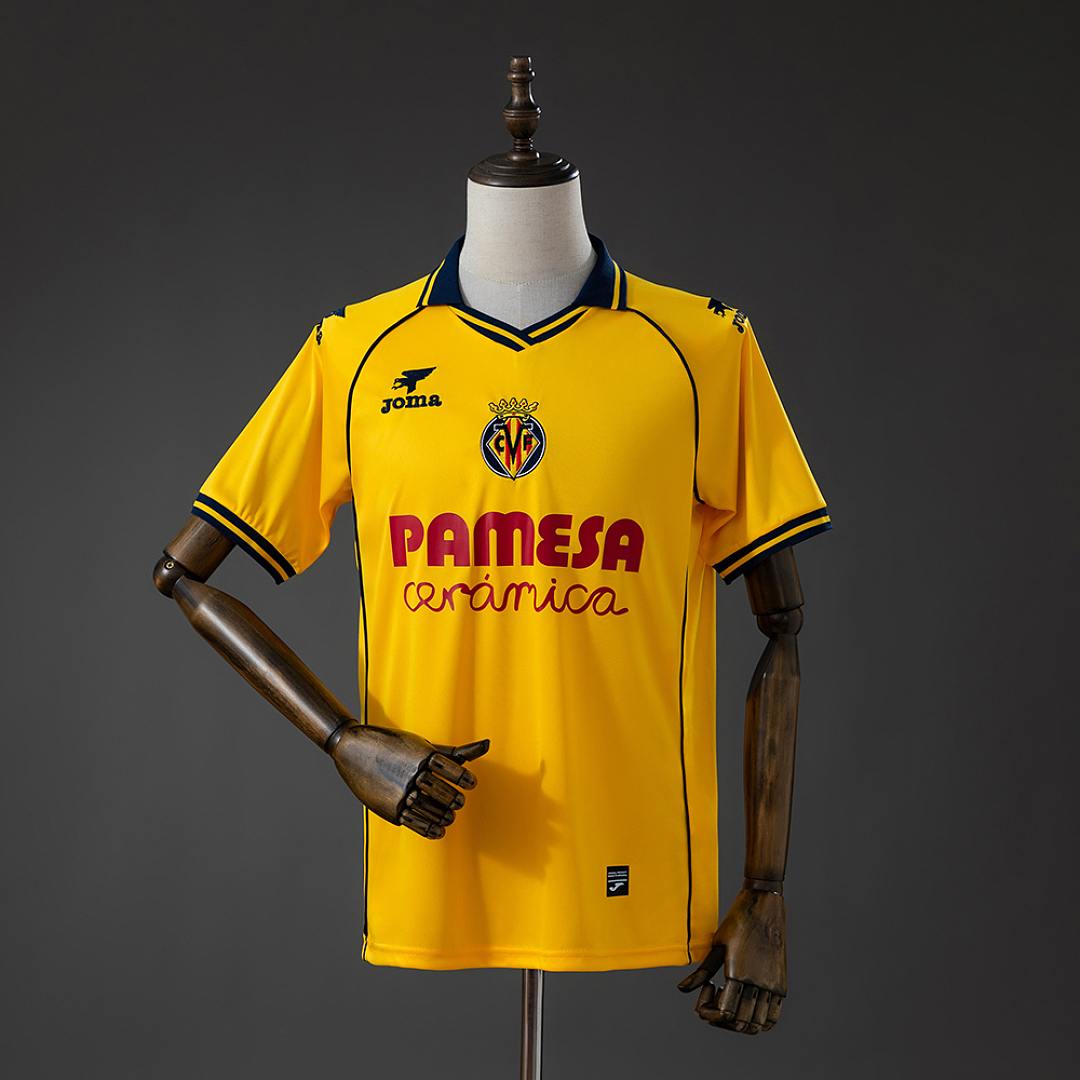 Maillot de football Villarreal 25/26 style — Rétro · tailles S–4XL