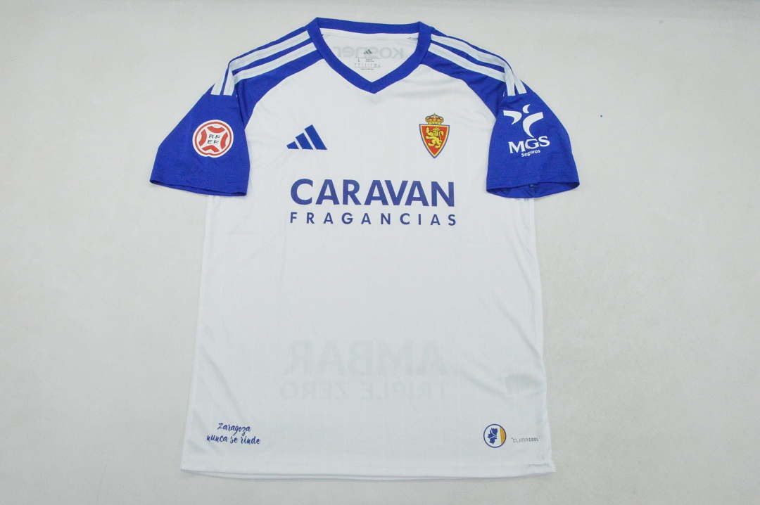 2026/27 Real Zaragoza Home Soccer Jersey S-4XL