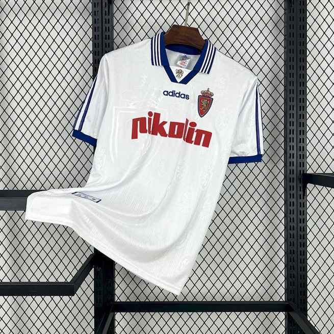 Real Zaragoza 1997/98 Home Retro Jersey