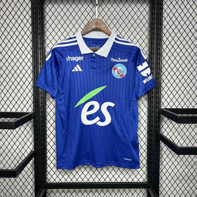 24-25 RC Strasbourg Alsace home soccer jersey