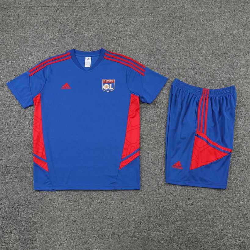 22-23 Lyon Training Suit Short Sleeve Kit Blue