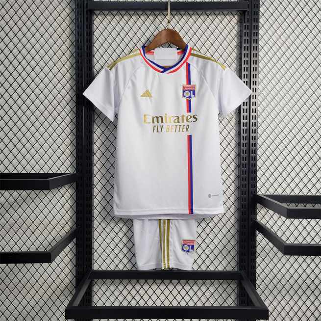 23-24 Lyon home kids kit