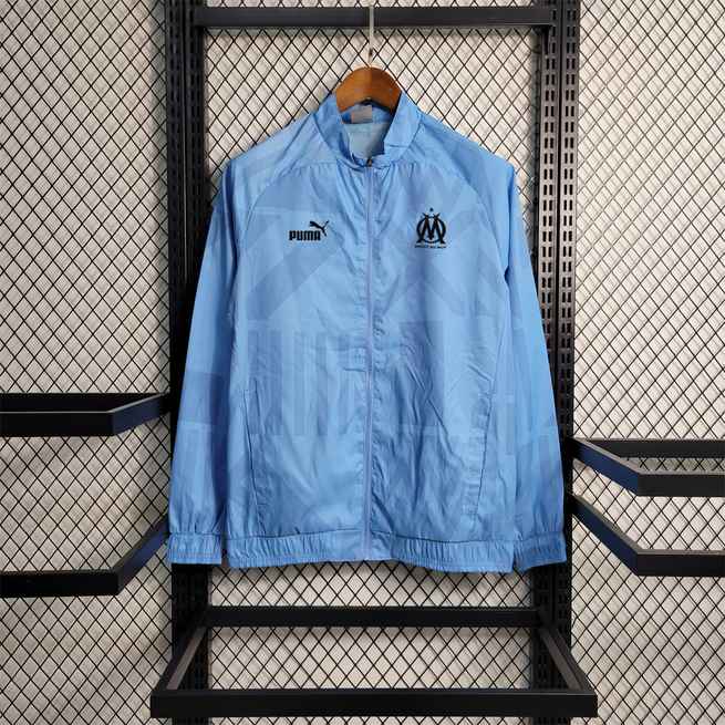23-24 Marseille light blue Windbreaker
