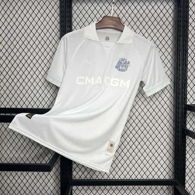 24-25 Marseille 125th Anniversary White jersey size S-2XL