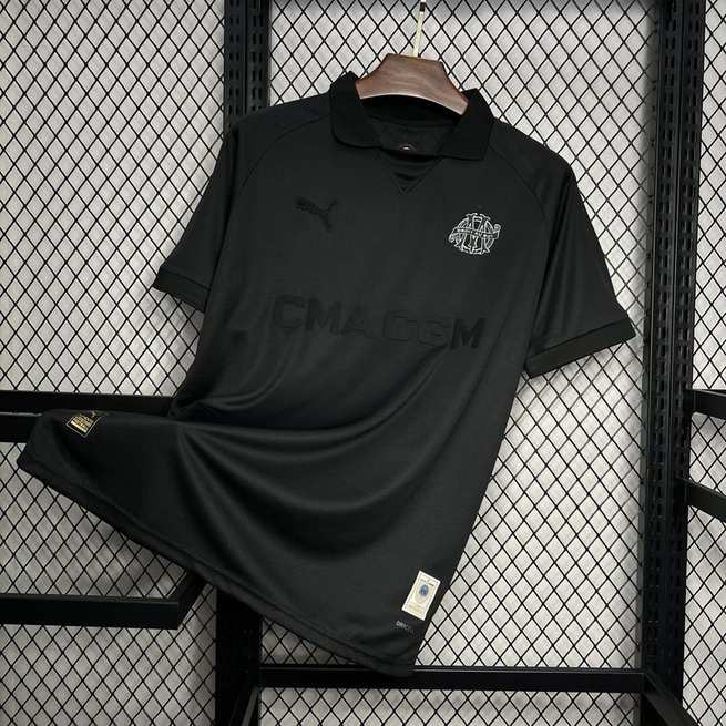 24-25 Marseille 125th Anniversary black jersey size S-2XL