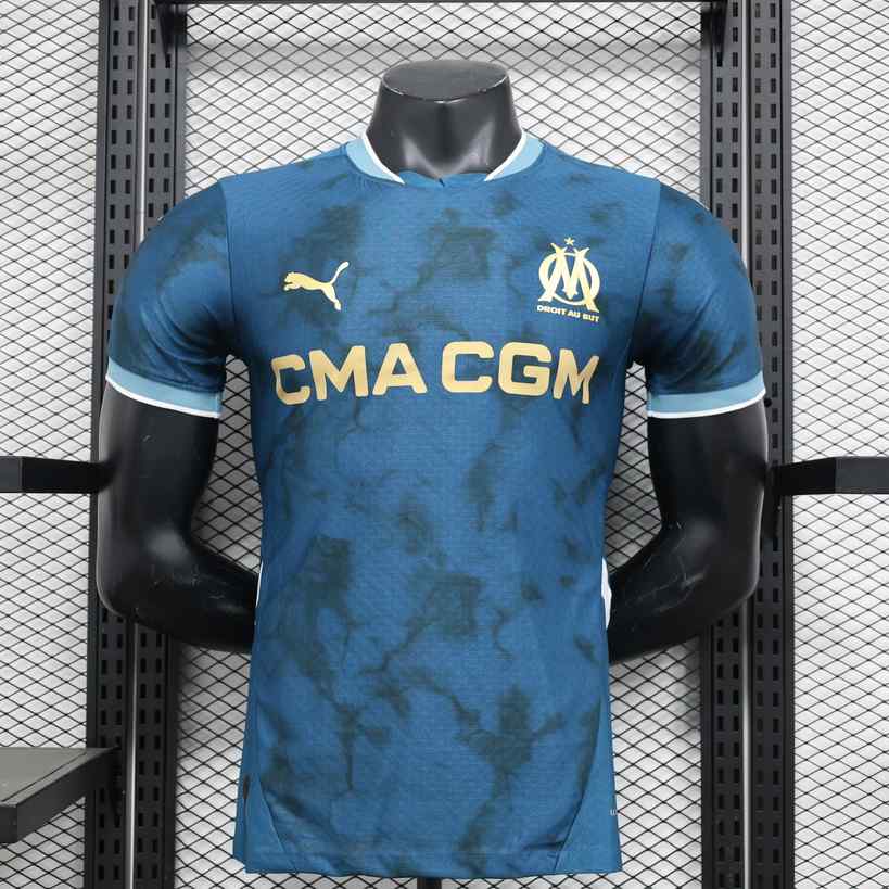 Maillot de football 24-25 Marseille — Extérieur · Version joueur