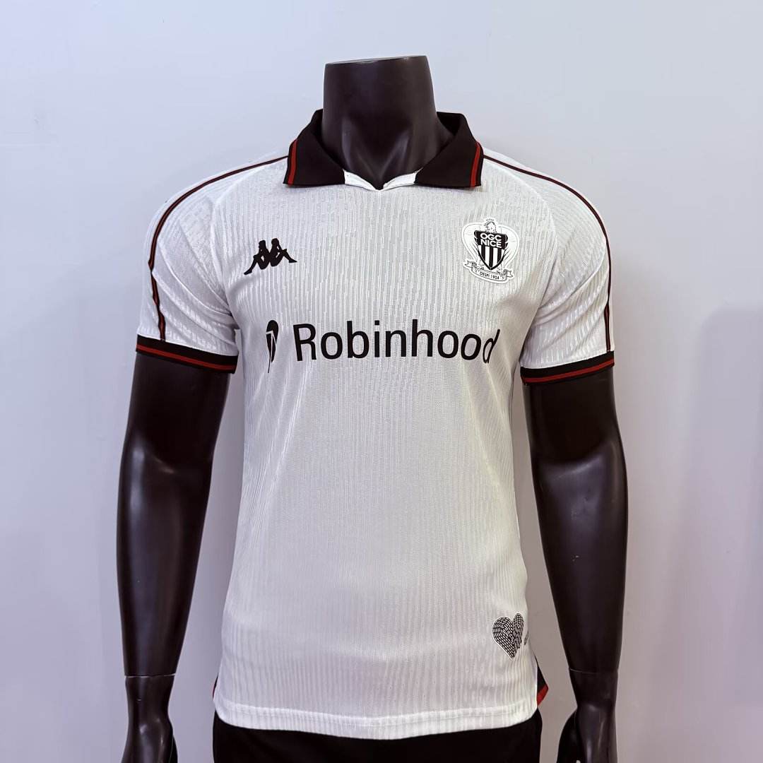 2026/27 OGC Nice White Away Player Version Soccer Jersey S-XXL