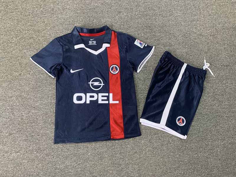 Ensemble de football enfant 01-02 PSG — Domicile · Rétro