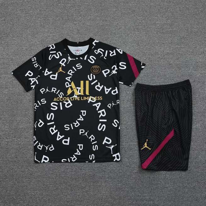 20-21 PSG Jordan black training suit