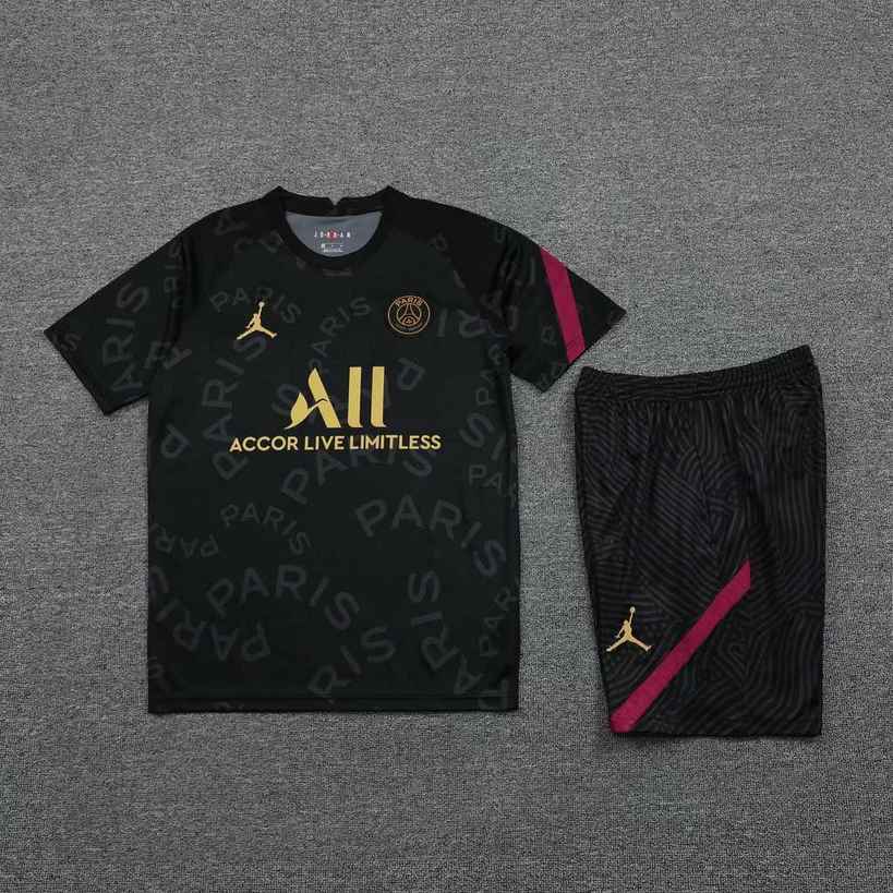 20-21 PSG Jordan black training suit