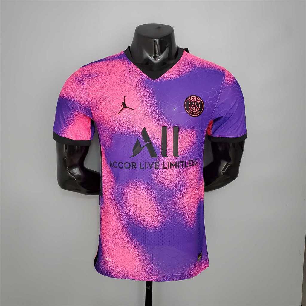 20-21 PSG Jordan fourth away purple player version