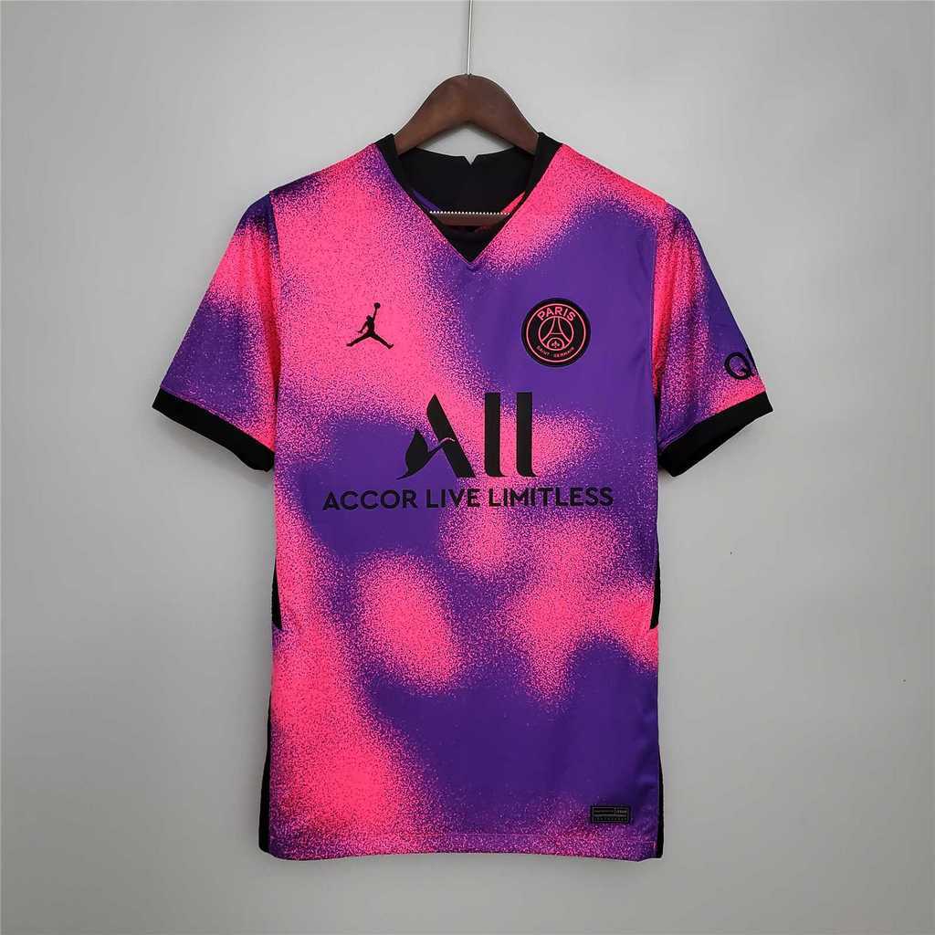 20-21 PSG Jordan fourth away purple