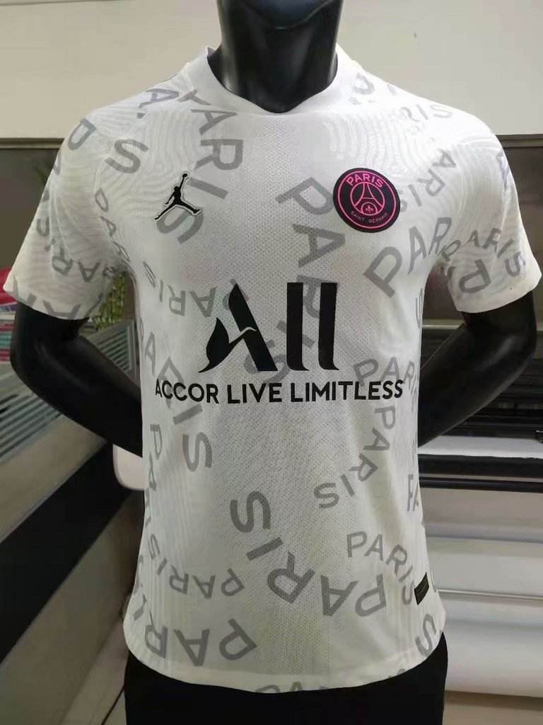20-21 PSG Jordan white training suit player version