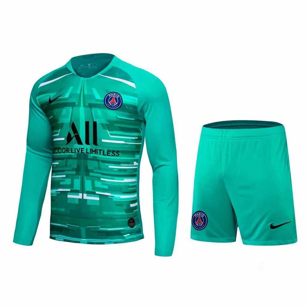 20-21 PSG green long sleeve goalkeeper