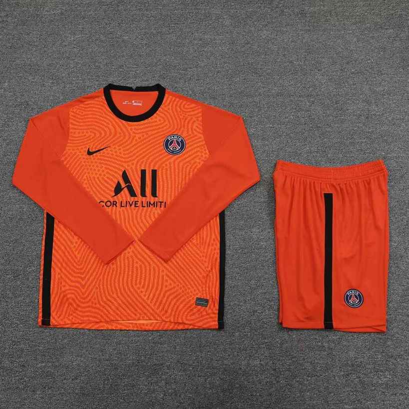 20-21 PSG orange long sleeve goalkeeper