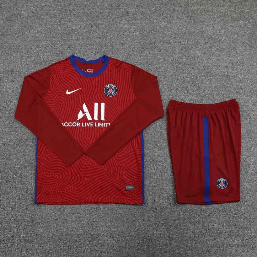 20-21 PSG red long sleeve goalkeeper