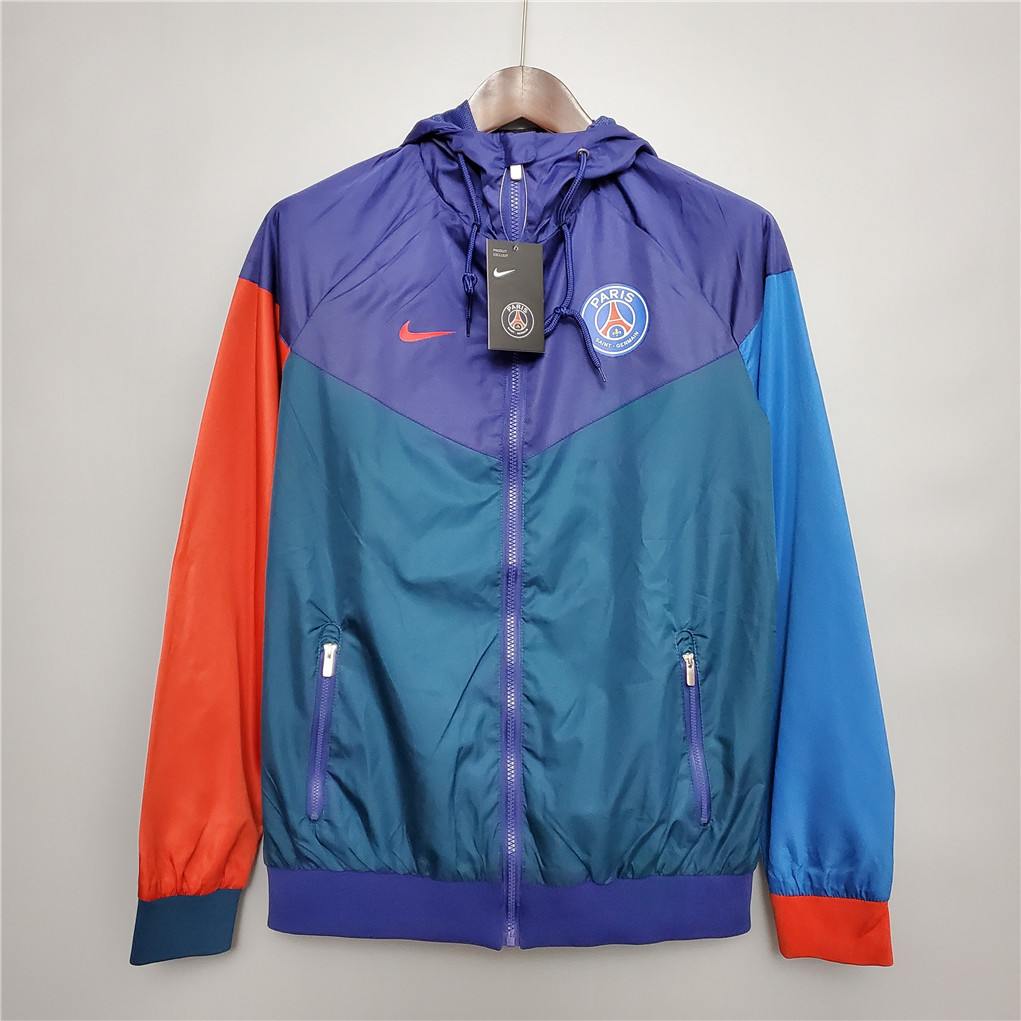 20-21 PSG red/purple/green windbreaker