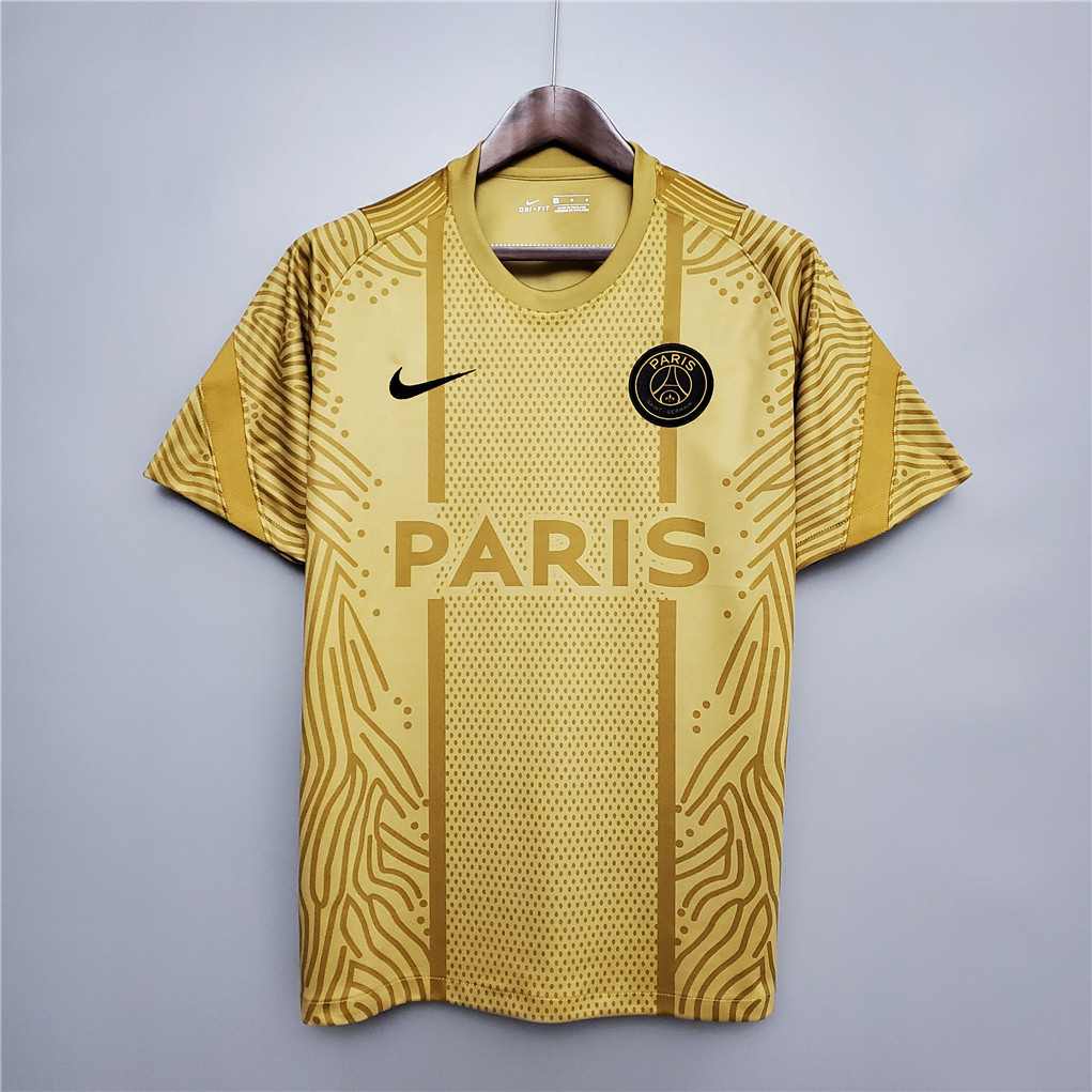 20-21 PSG training suit gold pattern