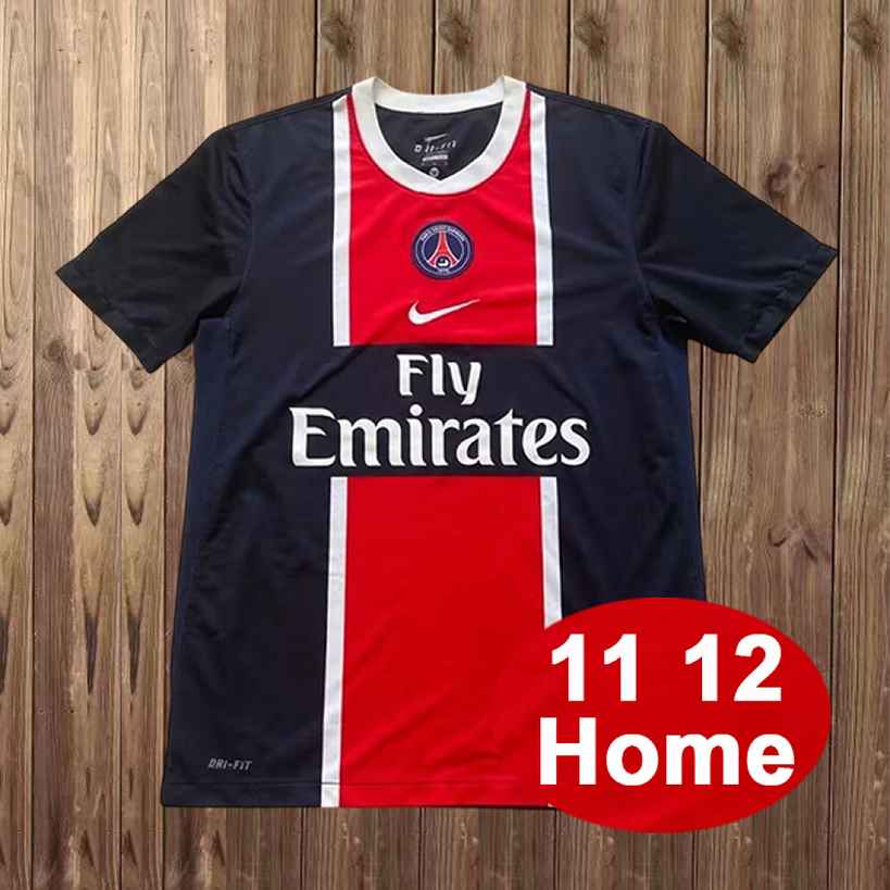 Maillot de football PSG — 2011/12 · Domicile · Rétro · tailles S–2XL