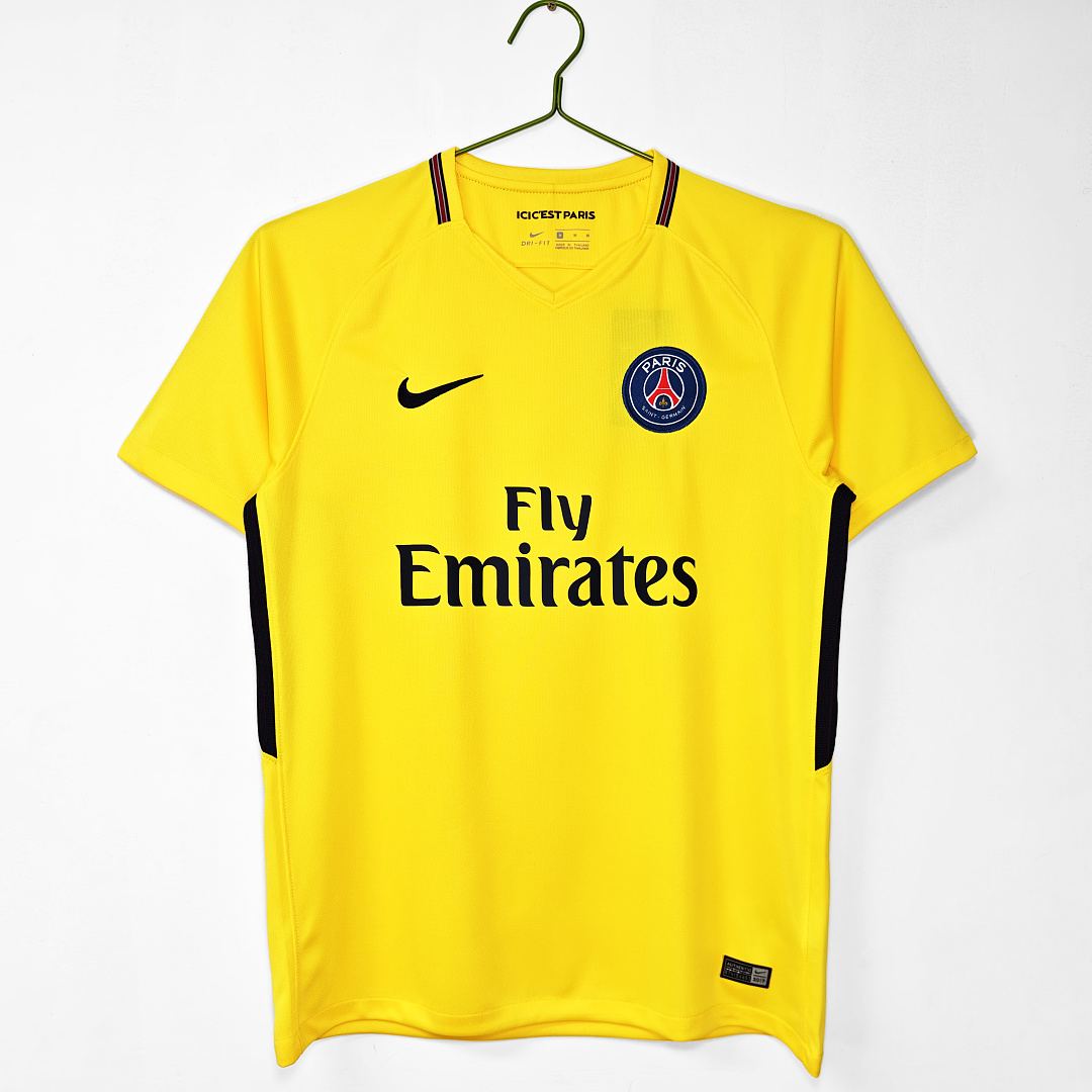 Maillot de football PSG — 2017/18 · Extérieur · Rétro · tailles S–2XL