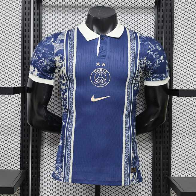 2026/27 PSG Blue Special 2 Stars Player Version Soccer Jersey S-2XL