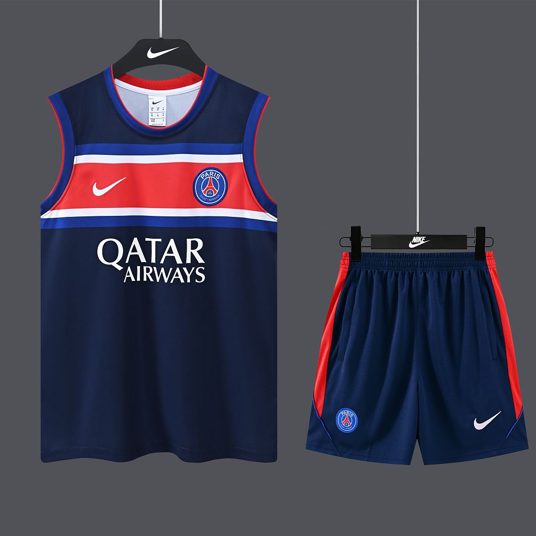 2026/27 PSG Dark Blue Vest Suit S-2XL