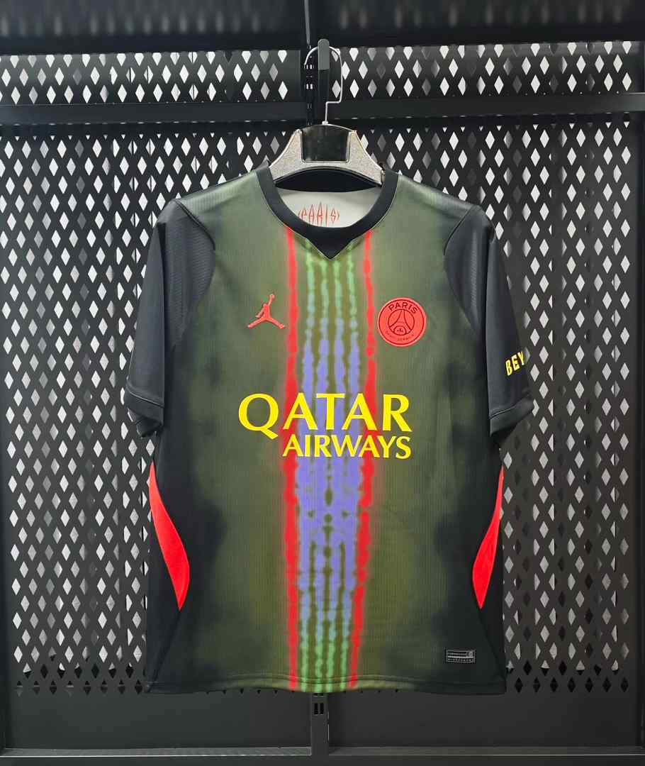 Maillot de football PSG vert foncé — 2026/27 · Troisième maillot · tailles S–4XL