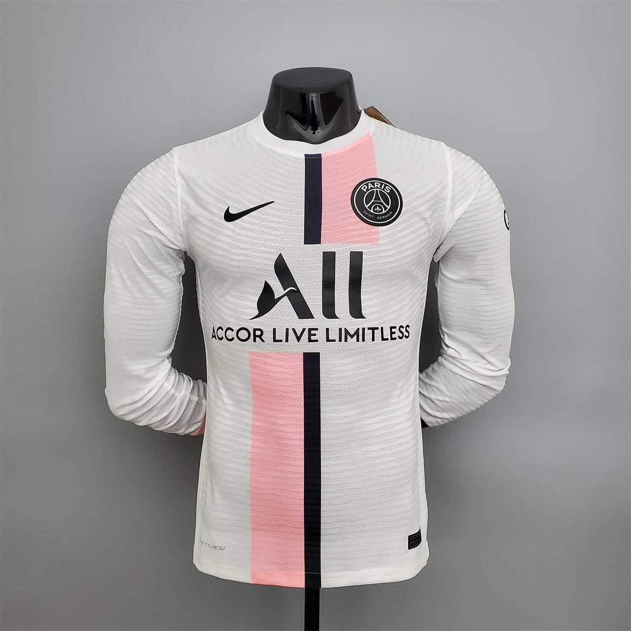 21-22 PSG away player version long sleeves