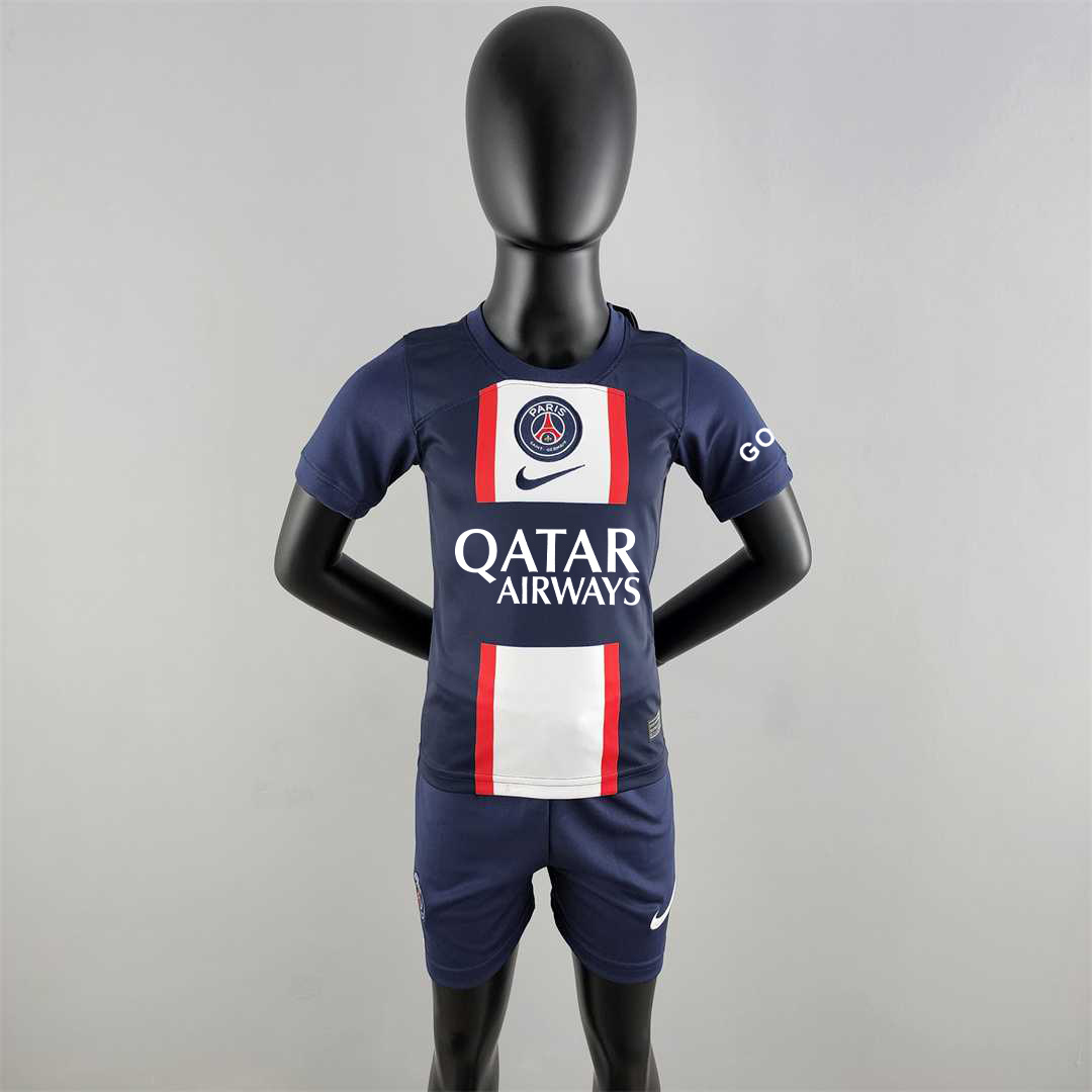 22-23 PSG home kids kit