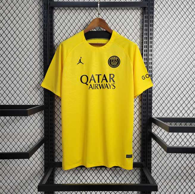 23-24 PSG yellow training shirt