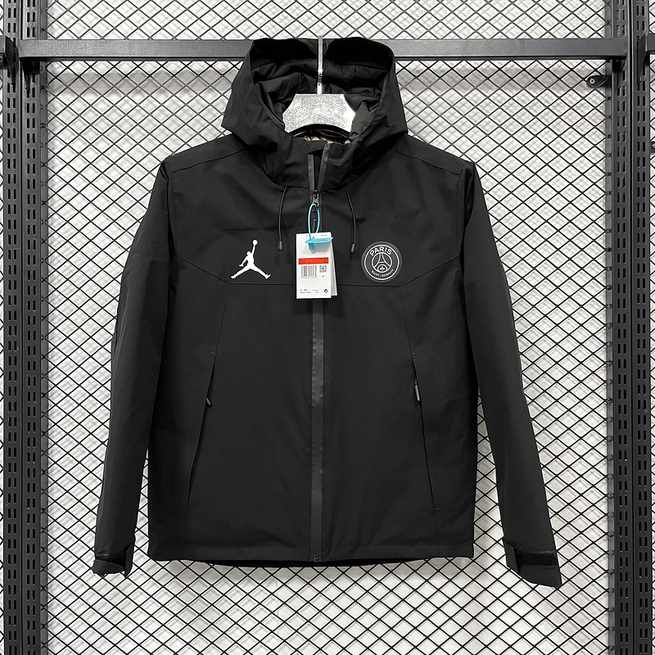 24-25 PSG Black Cotton Jacket