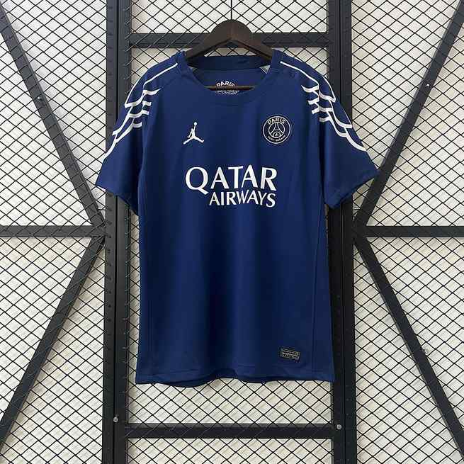 24-25 PSG fourth away blue jersey