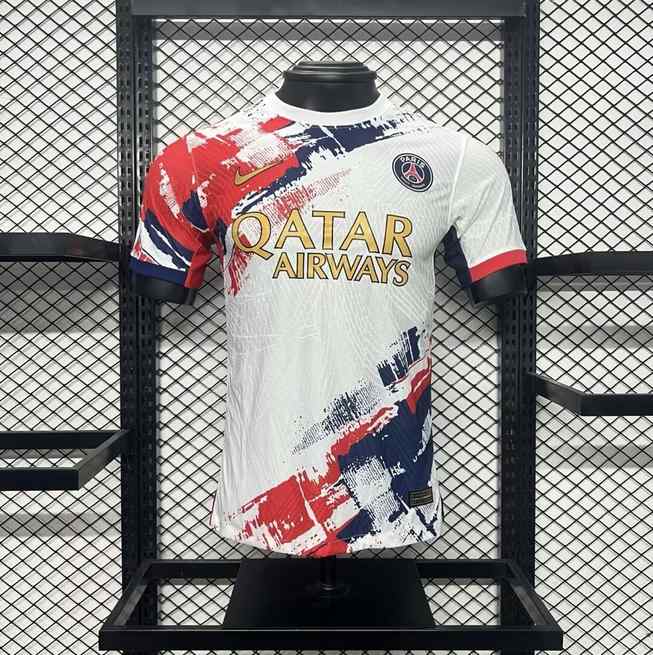 Maillot de football 24-25 PSG blanc spécial — Version joueur