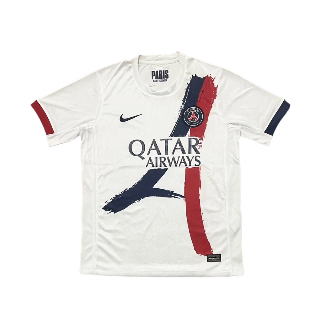 Maillot de football 24-25 PSG blanc spécial version