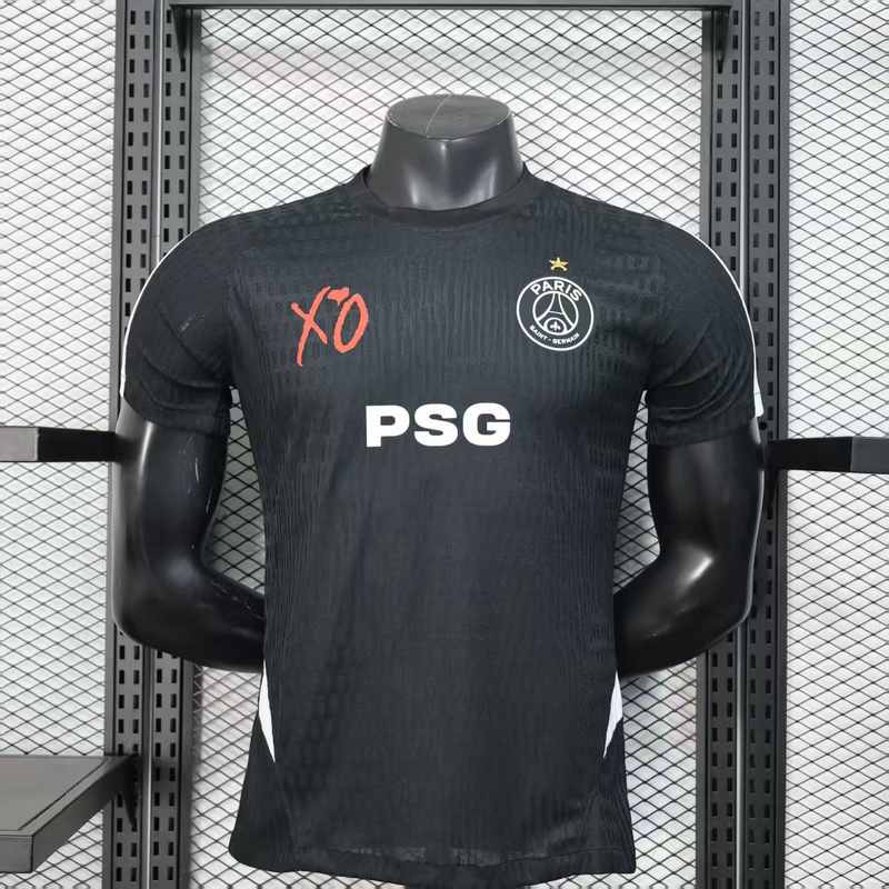 Maillot de football 25-26 PSG noir spécial — Version joueur