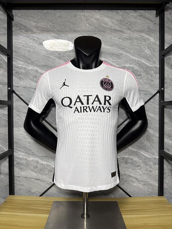 25-26 PSG Jordan white player version jersey size S-2XL