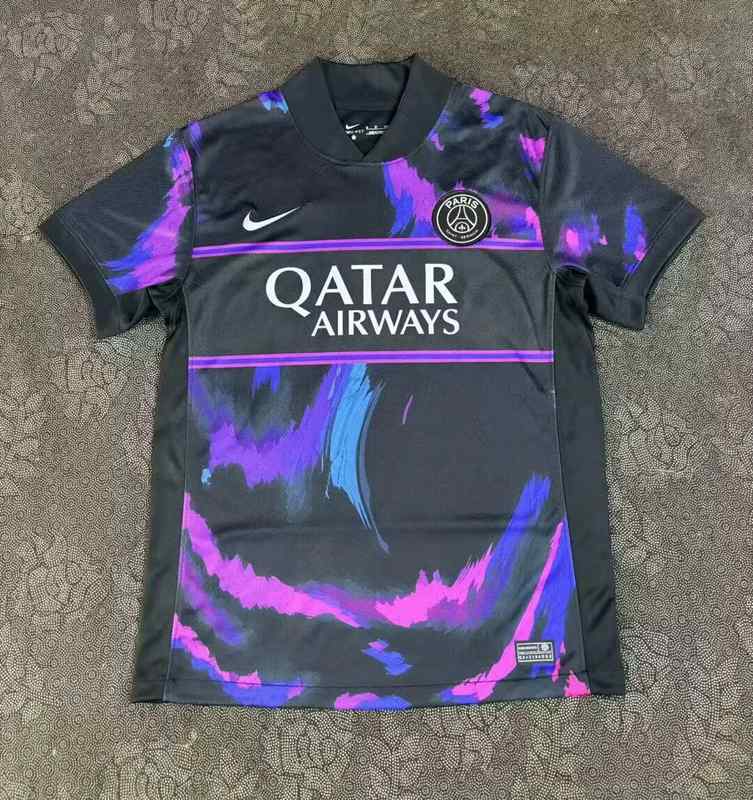 25-26 PSG black and purple special jersey