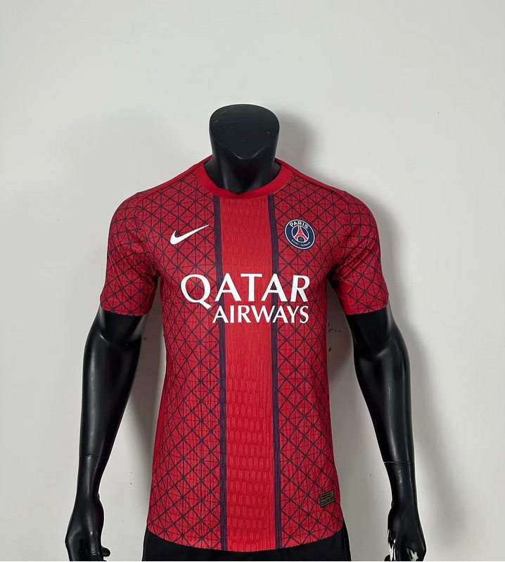 25-26 PSG red Player version jersey
