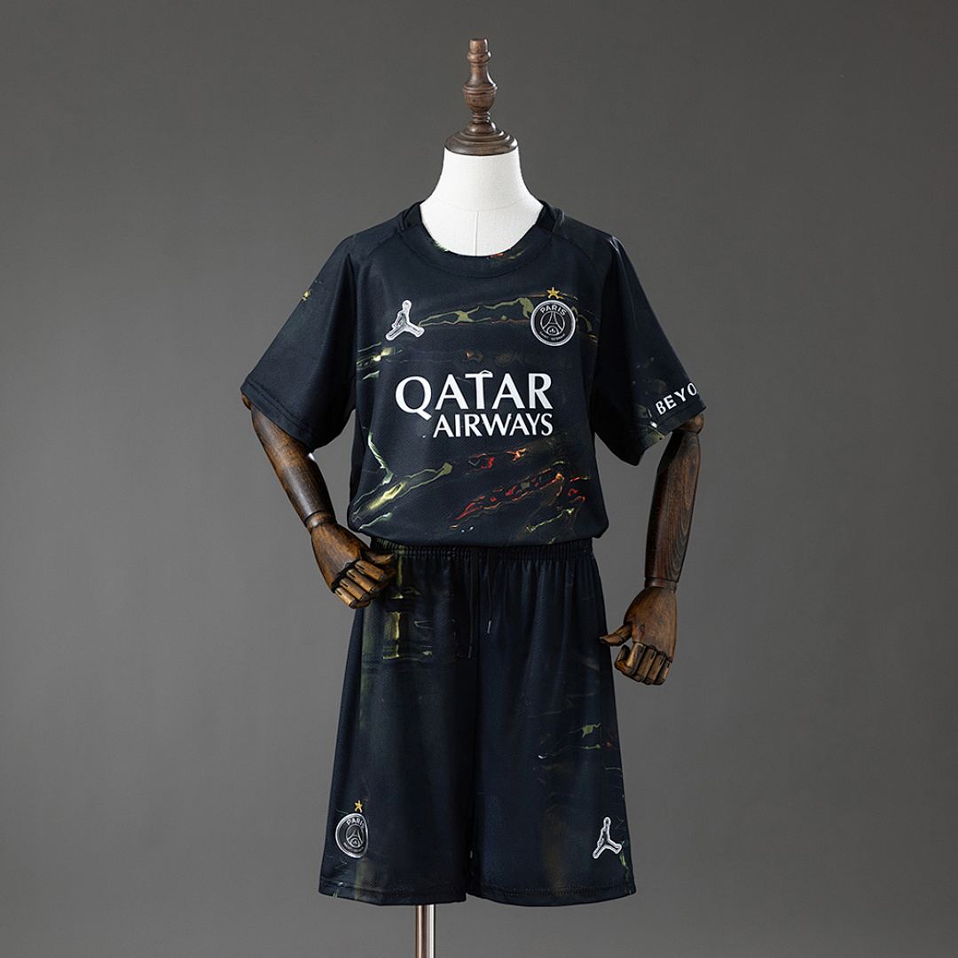 Ensemble de football enfant PSG 25/26 Night édition — tailles 16–28